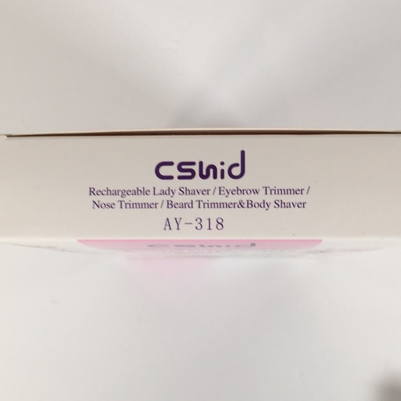 CSnid | Rechargeable Ladies Shaver | Brows, Nose, Beard & Body | New in Box - Picture 4 of 6